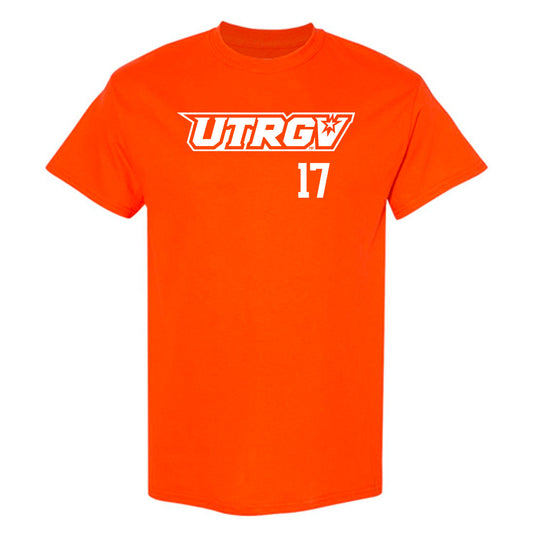 UTRGV - NCAA Baseball : Steven Oliva - Orange T-Shirt-0