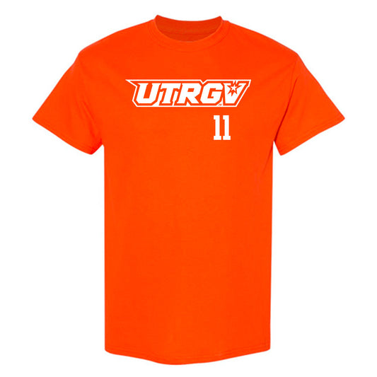 UTRGV - NCAA Baseball : Armani Raygoza - Orange T-Shirt-0