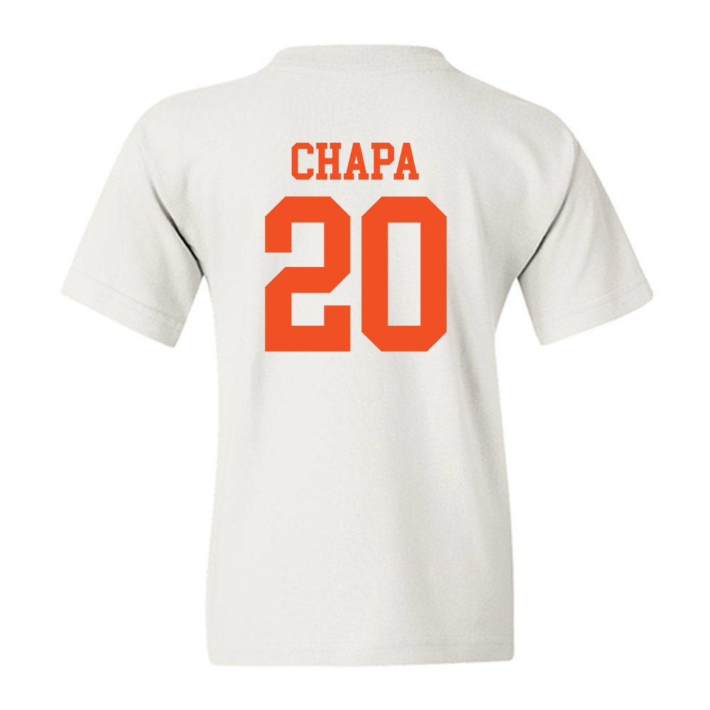 UTRGV - NCAA Baseball : Andy Chapa - White Youth T-Shirt-1