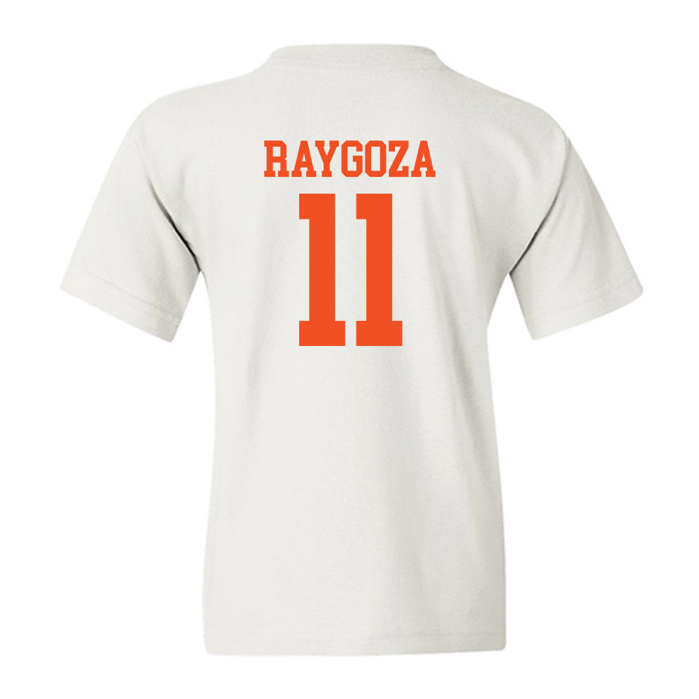 UTRGV - NCAA Baseball : Armani Raygoza - White Youth T-Shirt-1