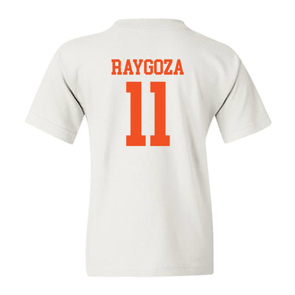 UTRGV - NCAA Baseball : Armani Raygoza - White Youth T-Shirt-1