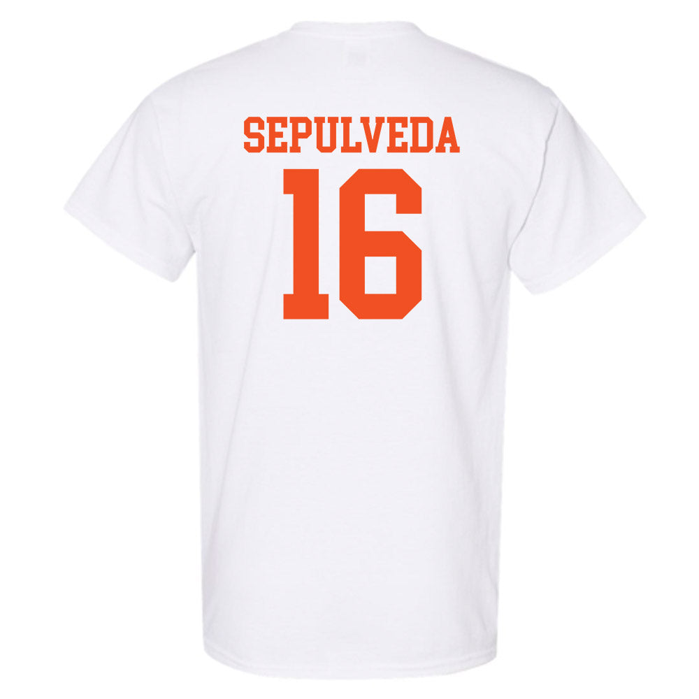 UTRGV - NCAA Baseball : Stephen Sepulveda - White T-Shirt-1