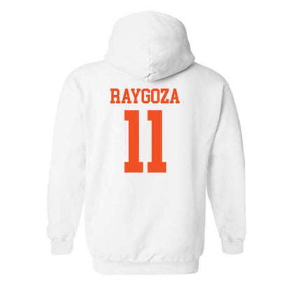 UTRGV - NCAA Baseball : Armani Raygoza - White Hooded Sweatshirt-1