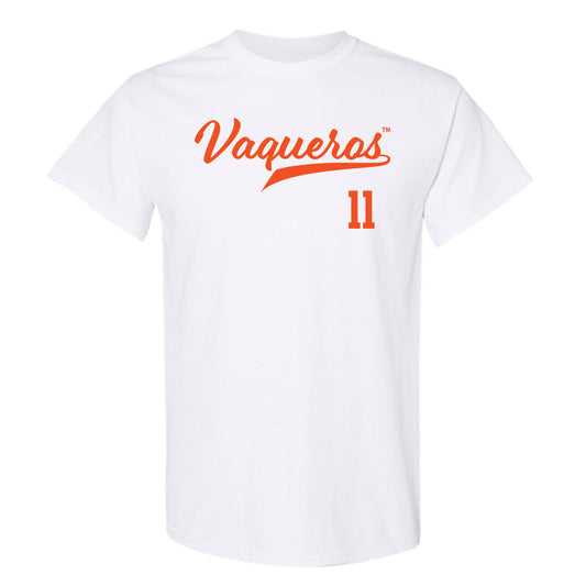 UTRGV - NCAA Baseball : Armani Raygoza - White T-Shirt-0