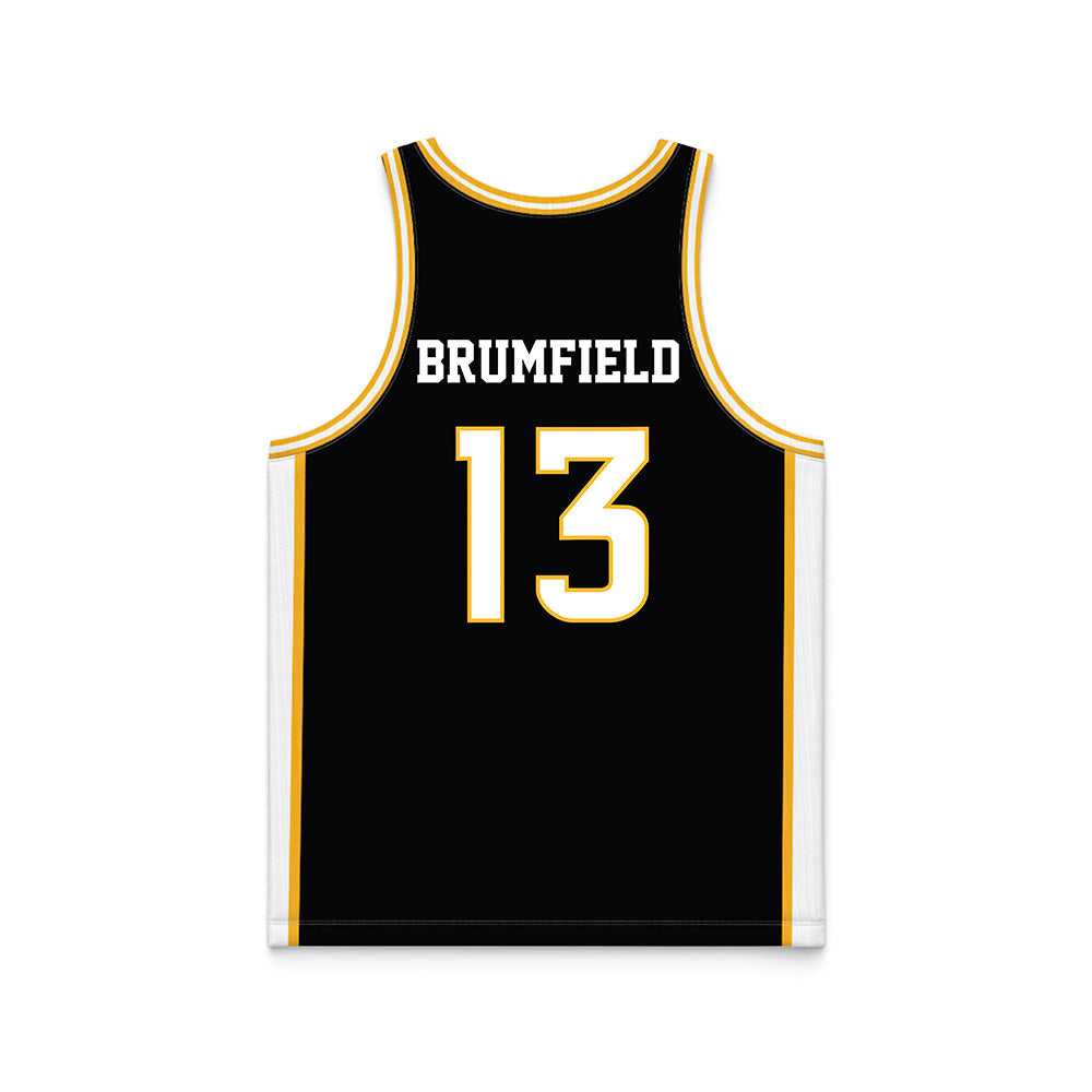Southern Miss - NCAA Men's Basketball : Dylan Brumfield - Black Basketball Jersey-1