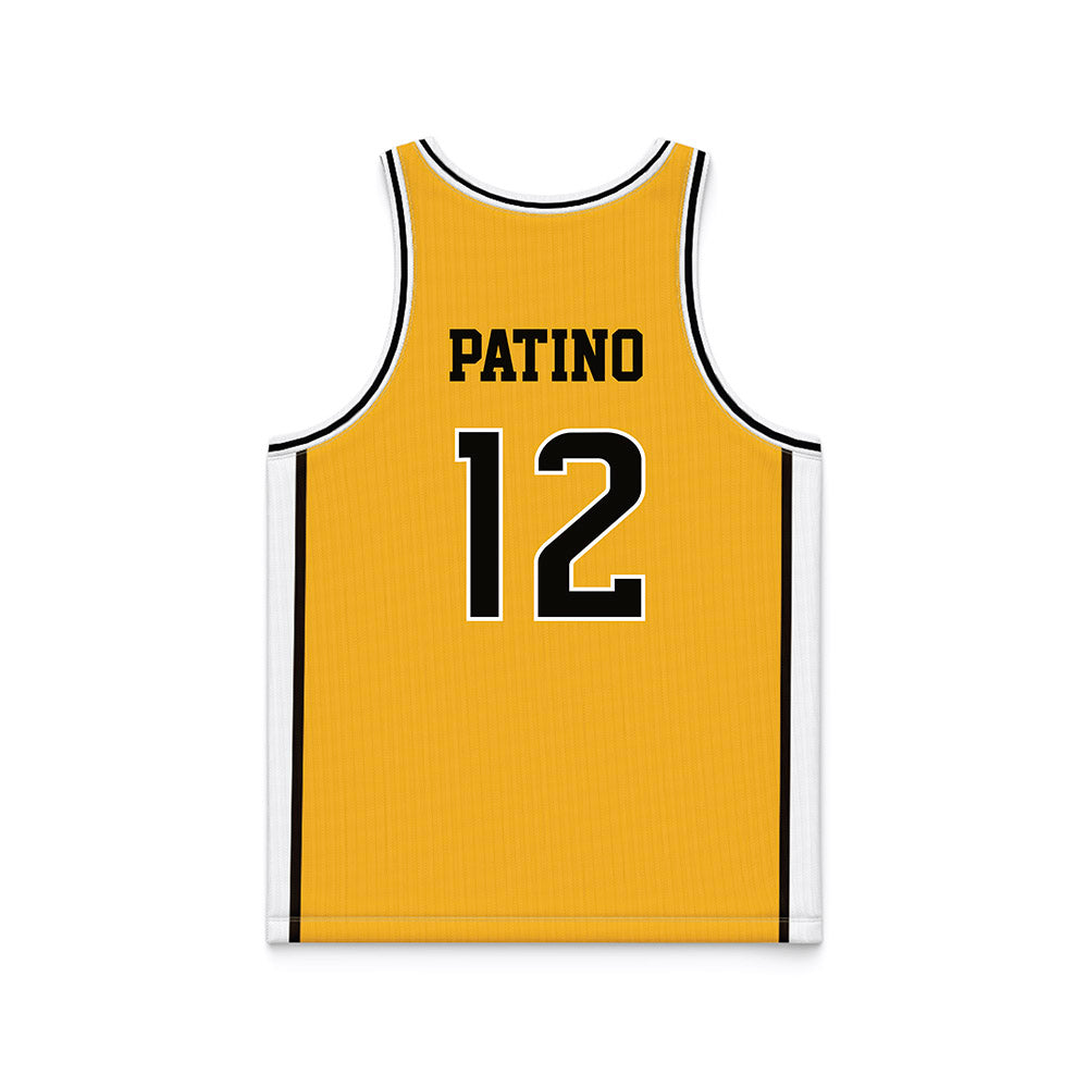 Southern Miss - NCAA Men's Basketball : Felipe Patino - Gold Basketball Jersey-1