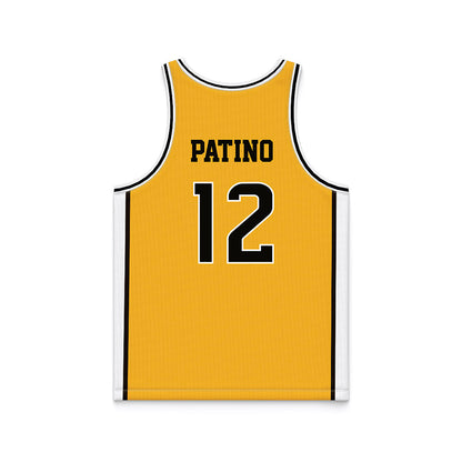 Southern Miss - NCAA Men's Basketball : Felipe Patino - Gold Basketball Jersey-1