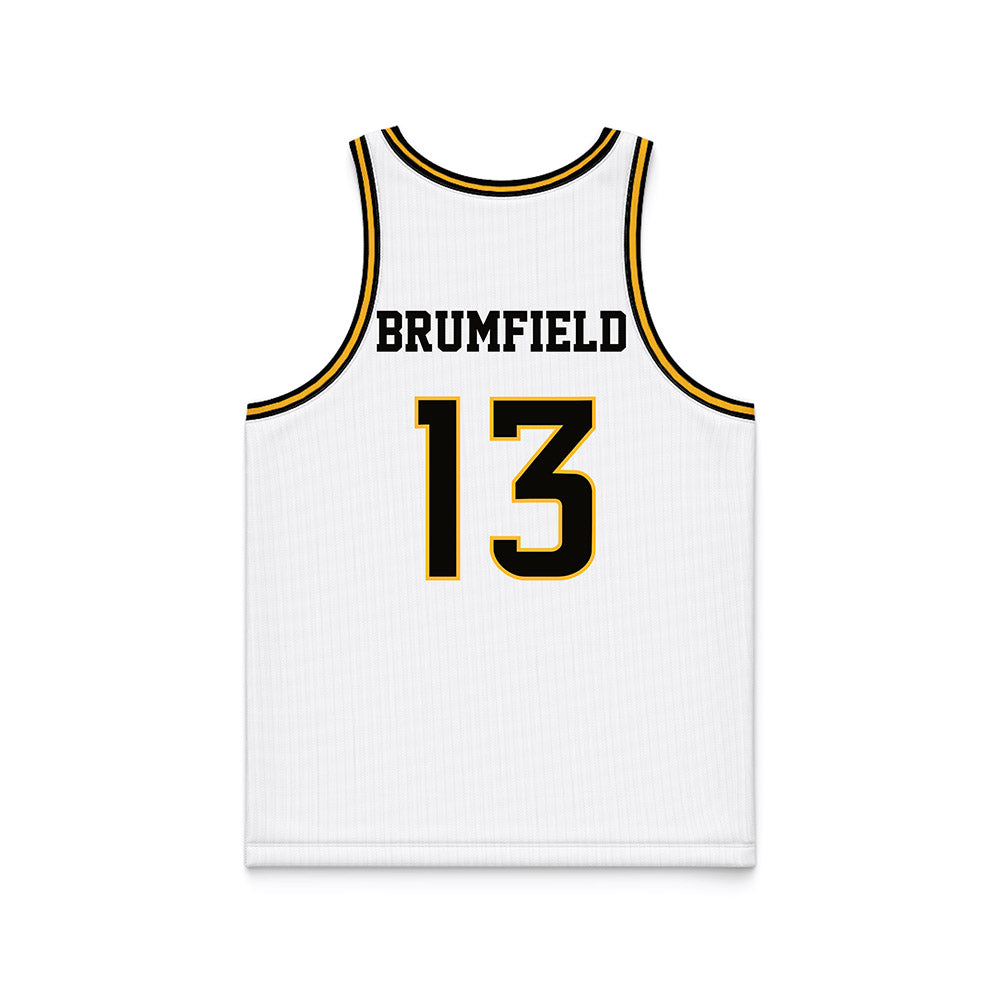 Southern Miss - NCAA Men's Basketball : Dylan Brumfield - White Basketball Jersey-1
