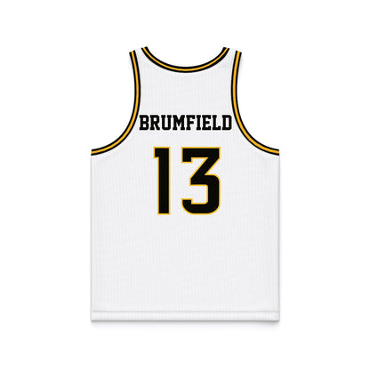 Southern Miss - NCAA Men's Basketball : Dylan Brumfield - White Basketball Jersey-1