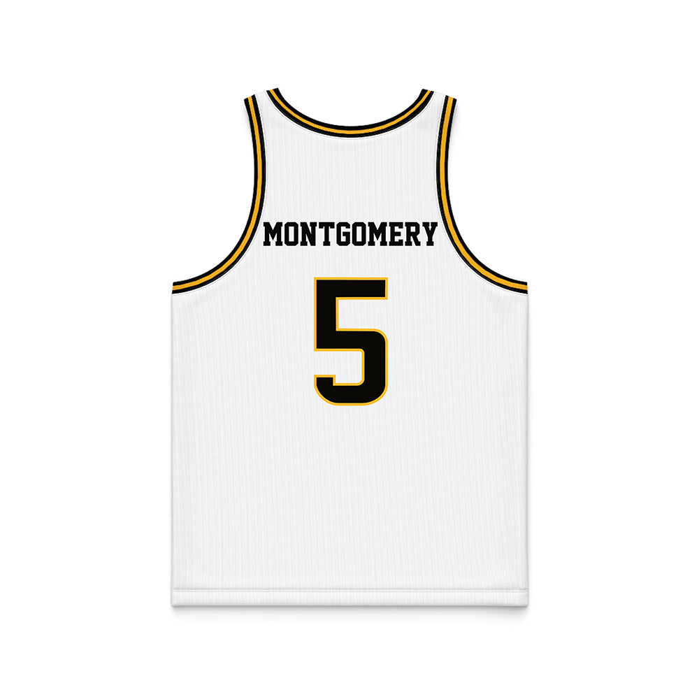 Southern Miss - NCAA Men's Basketball : Jett Montgomery - White Basketball Jersey-1