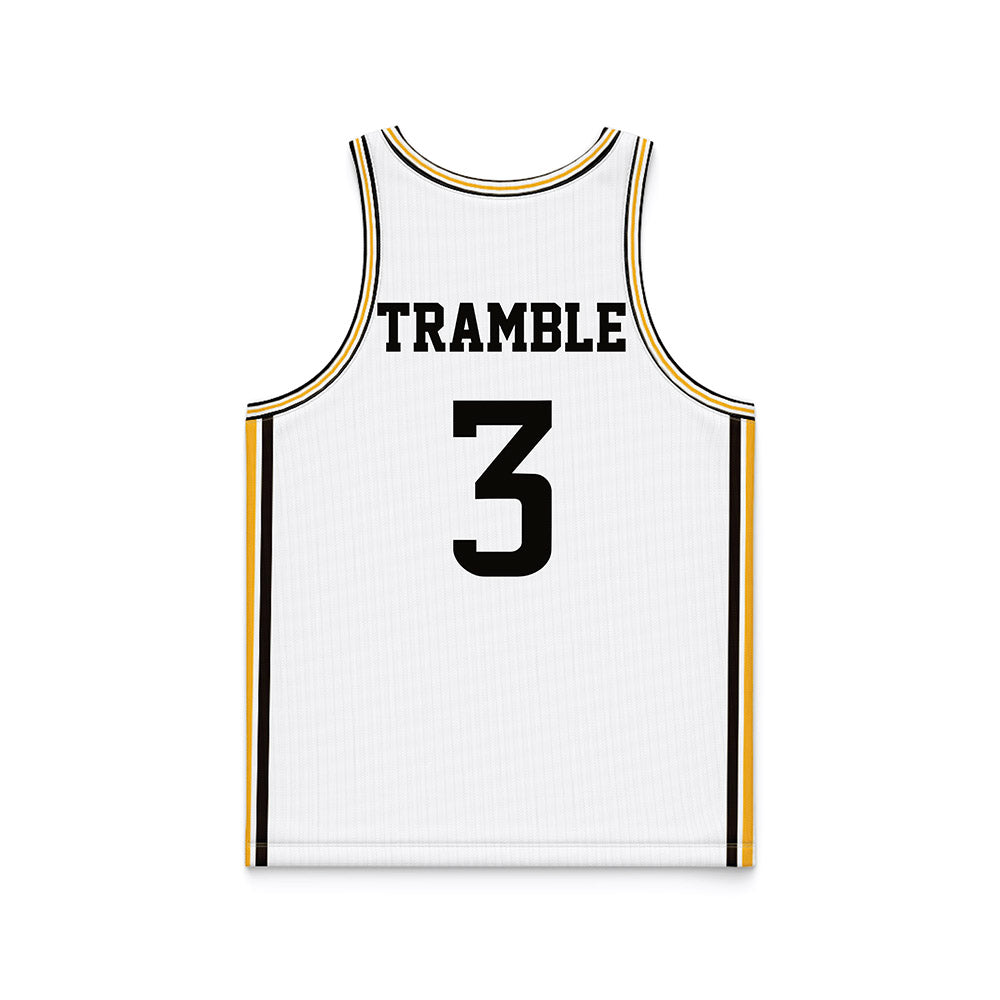 Southern Miss - NCAA Men's Basketball : Chiante Tramble - White Basketball Jersey-1