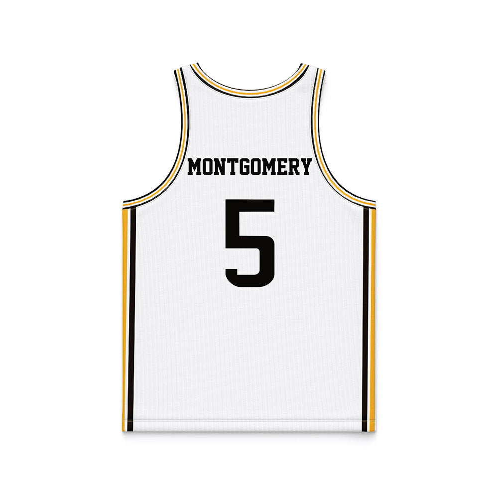 Southern Miss - NCAA Men's Basketball : Jett Montgomery - White Basketball Jersey-1