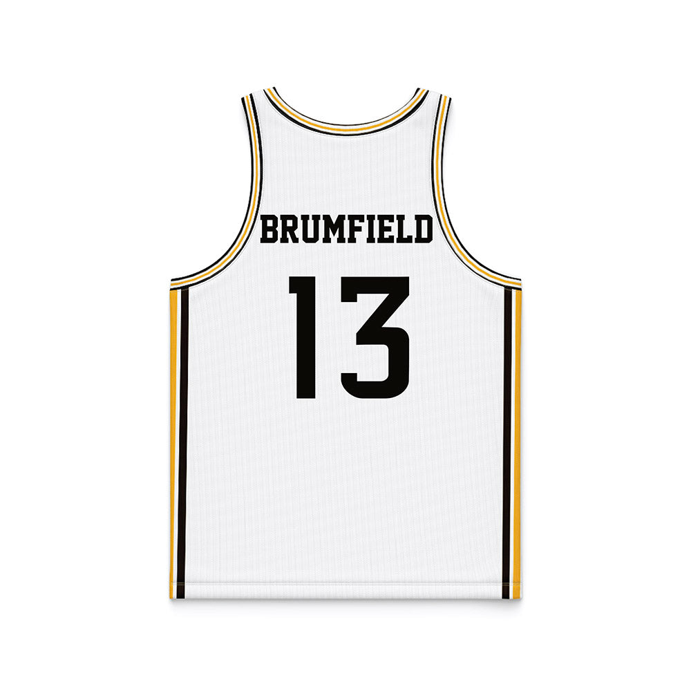 Southern Miss - NCAA Men's Basketball : Dylan Brumfield - White Basketball Jersey-1