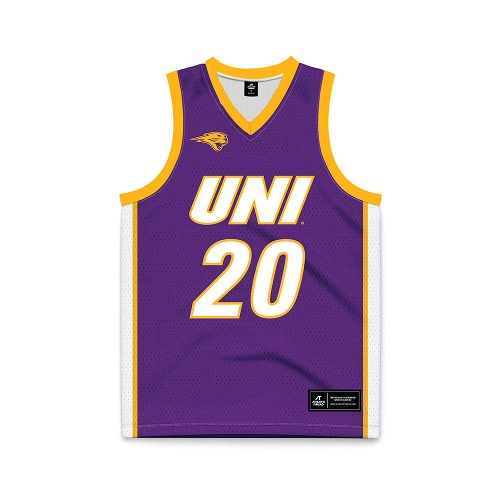 Northern Iowa - NCAA Men's Basketball : Chase Courbat - Basketball Jersey