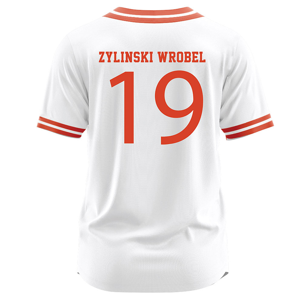 UTEP - NCAA Softball : Mallory Zylinski wrobel - White Jersey-1