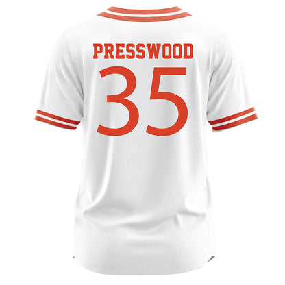 UTEP - NCAA Softball : Ryann Presswood - White Jersey-1