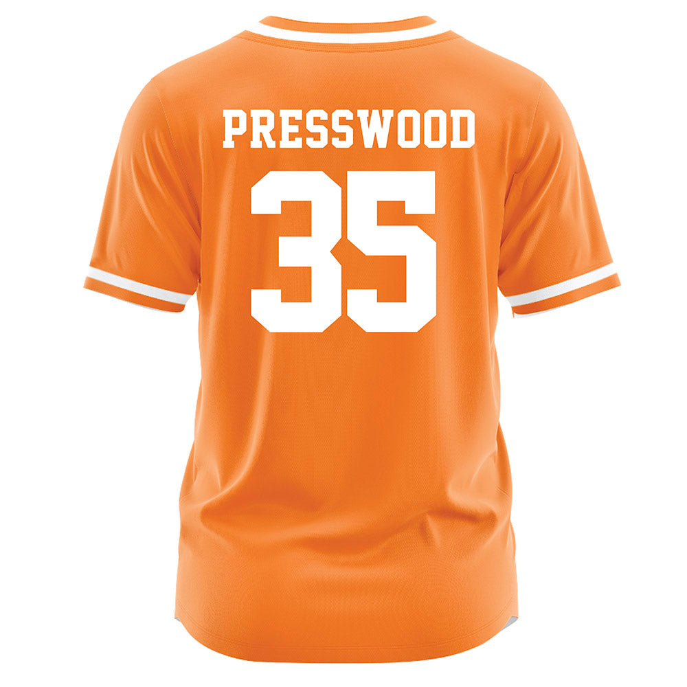 UTEP - NCAA Softball : Ryann Presswood - Orange Jersey-1