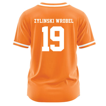UTEP - NCAA Softball : Mallory Zylinski wrobel - Orange Jersey-1