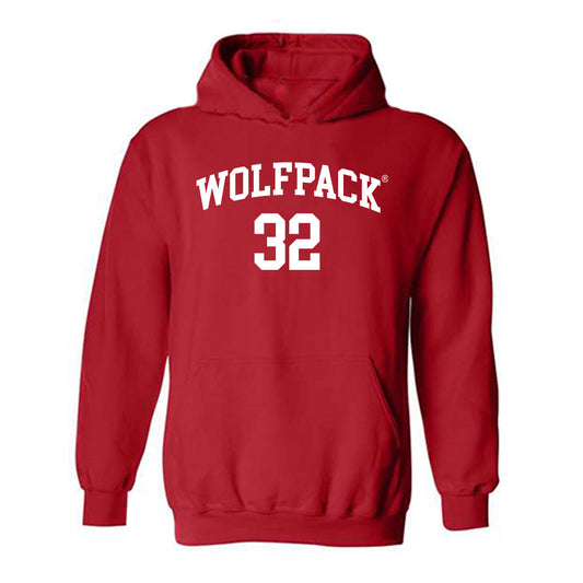 NC State - NCAA Men's Soccer : Gianni Rosario - Sports Shersey Hooded Sweatshirt-0