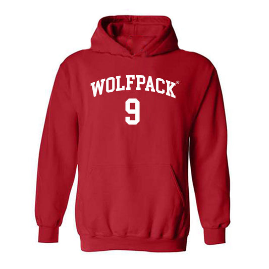 NC State - NCAA Men's Soccer : Tom Wingate - Sports Shersey Hooded Sweatshirt-0