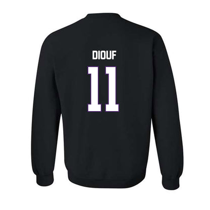Northern Iowa - NCAA Men's Basketball : Ismael Diouf - Replica Shersey Crewneck Sweatshirt-1