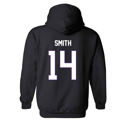 Northern Iowa - NCAA Men's Basketball : Tristan Smith - Replica Shersey Hooded Sweatshirt-1