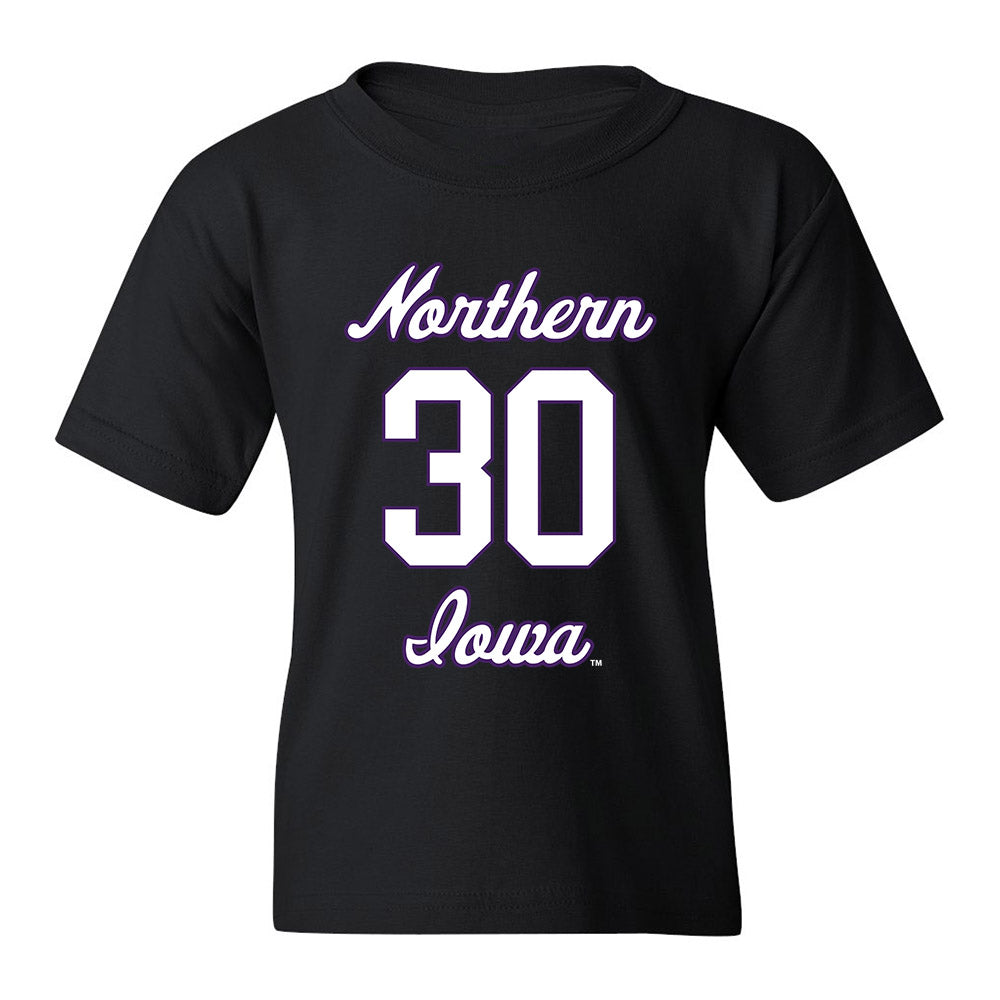 Northern Iowa - NCAA Men's Basketball : Hunter Jacobson - Youth T-Shirt