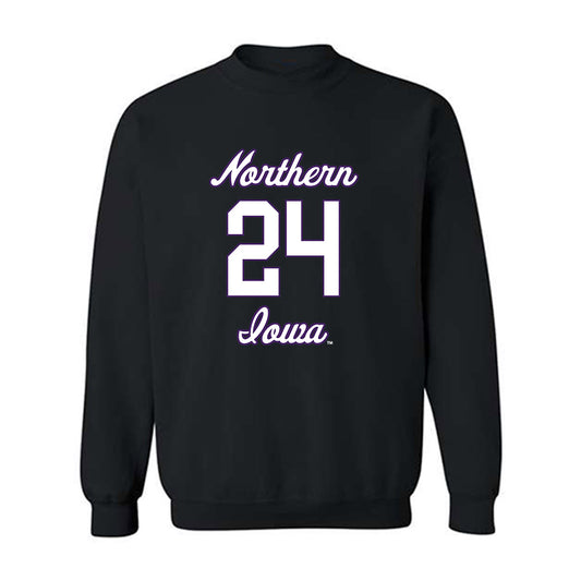Northern Iowa - NCAA Men's Basketball : Jalen Wilson - Replica Shersey Crewneck Sweatshirt-0