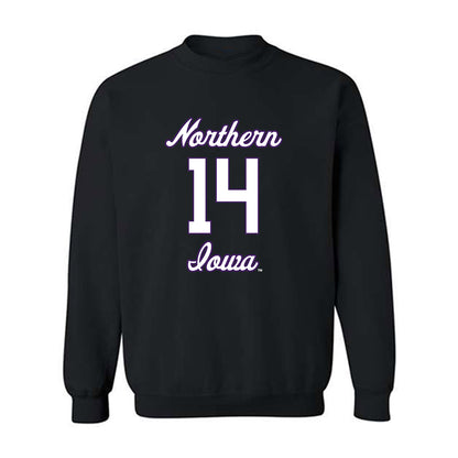 Northern Iowa - NCAA Men's Basketball : Tristan Smith - Replica Shersey Crewneck Sweatshirt-0