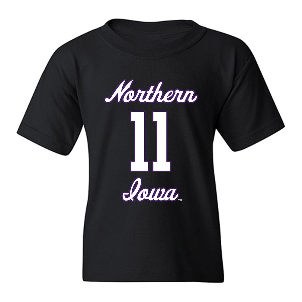 Northern Iowa - NCAA Men's Basketball : Ismael Diouf - Replica Shersey Youth T-Shirt-0