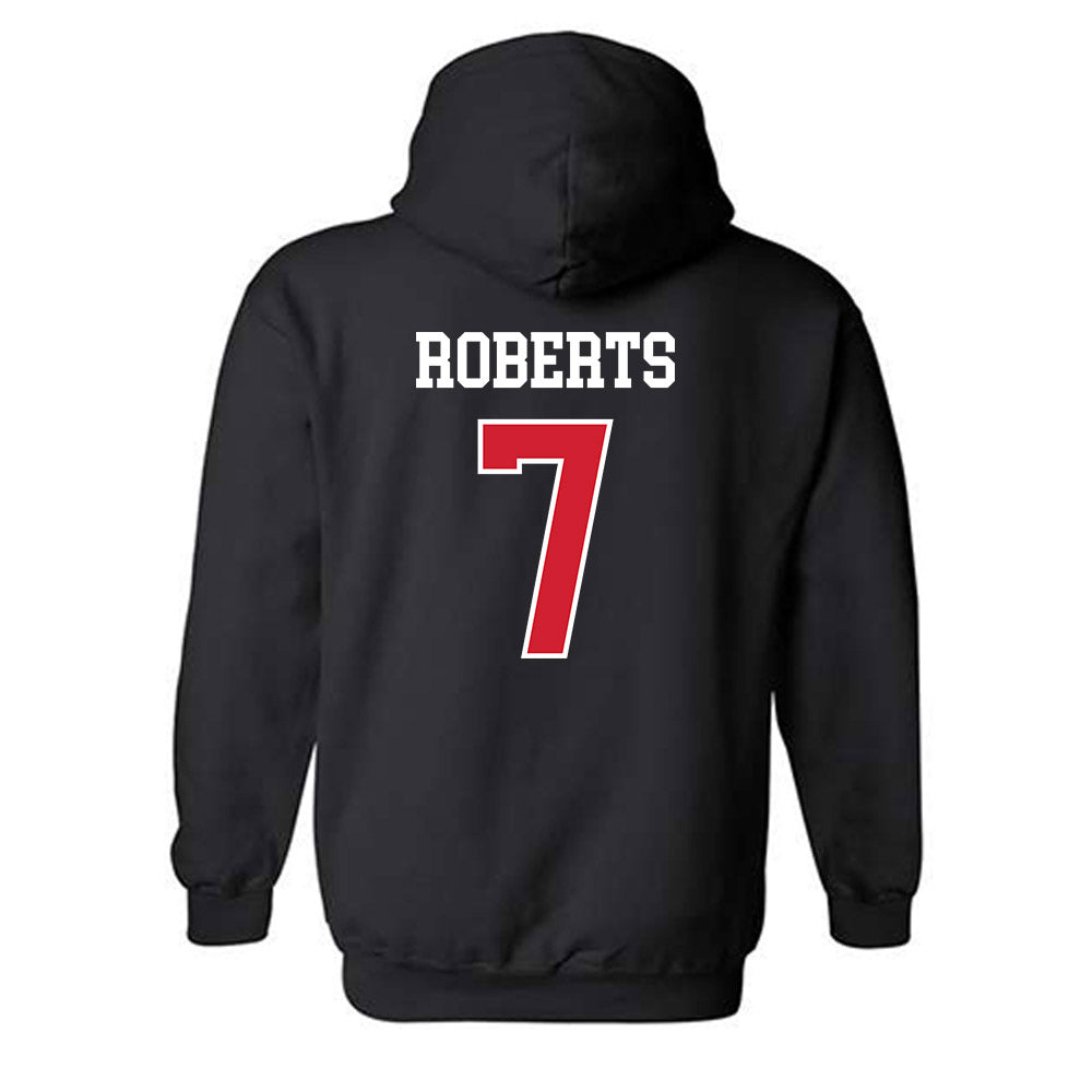 NC State - NCAA Women's Soccer : Erica Roberts - Sports Shersey Hooded Sweatshirt-1