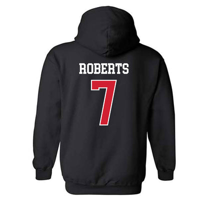 NC State - NCAA Women's Soccer : Erica Roberts - Sports Shersey Hooded Sweatshirt-1