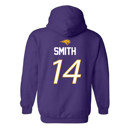 Northern Iowa - NCAA Men's Basketball : Tristan Smith - Replica Shersey Hooded Sweatshirt-1
