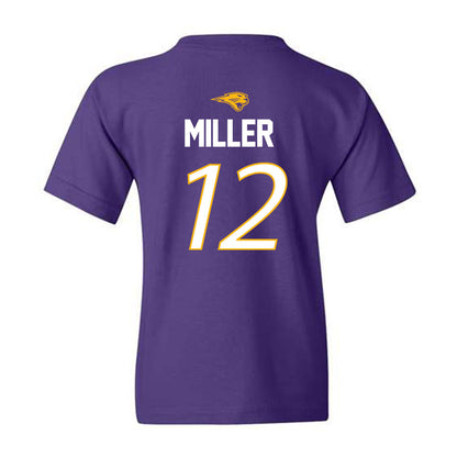 Northern Iowa - NCAA Men's Basketball : Charlie Miller - Youth T-Shirt