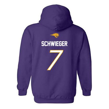 Northern Iowa - NCAA Men's Basketball : Ben Schwieger - Hooded Sweatshirt