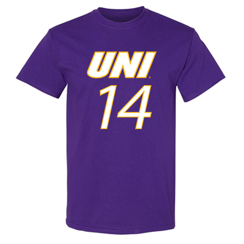 Northern Iowa - NCAA Men's Basketball : Tristan Smith - Replica Shersey T-Shirt-0
