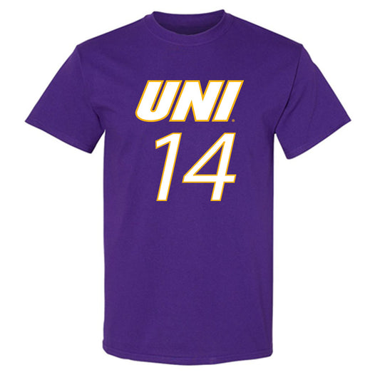 Northern Iowa - NCAA Men's Basketball : Tristan Smith - Replica Shersey T-Shirt-0