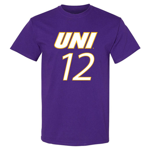 Northern Iowa - NCAA Men's Basketball : Charlie Miller - T-Shirt