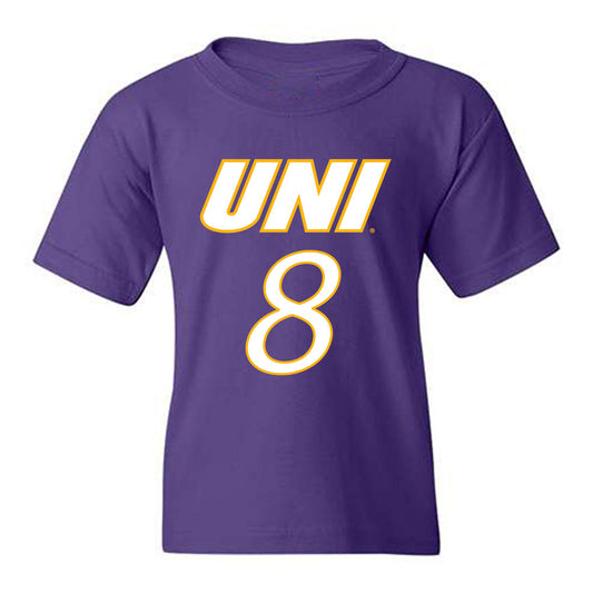 Northern Iowa - NCAA Men's Basketball : Carson Vis - Replica Shersey Youth T-Shirt-0