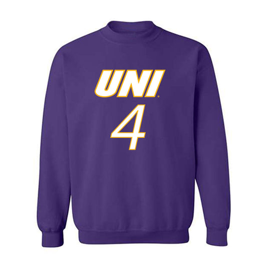 Northern Iowa - NCAA Men's Basketball : Trey Campbell - Crewneck Sweatshirt