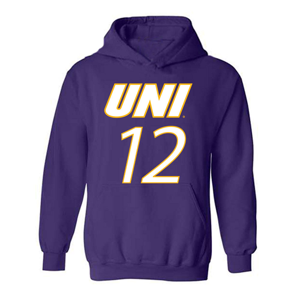 Northern Iowa - NCAA Men's Basketball : Charlie Miller - Hooded Sweatshirt