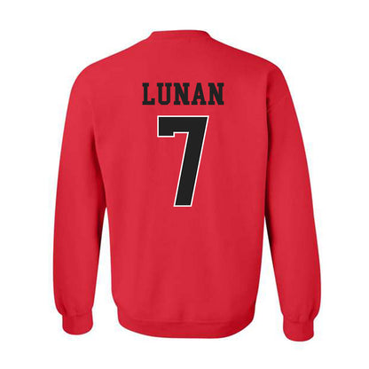 NC State - NCAA Women's Basketball : Kyshe Lunan - Sports Shersey Crewneck Sweatshirt-1
