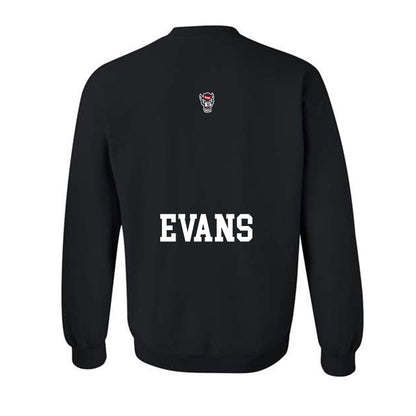 NC State - NCAA Men's Basketball : Kyle Evans - Sports Shersey Crewneck Sweatshirt-1