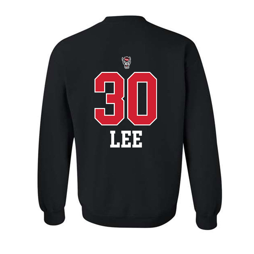 NC State - NCAA Men's Basketball : Sung Jin Lee - Sports Shersey Crewneck Sweatshirt-1