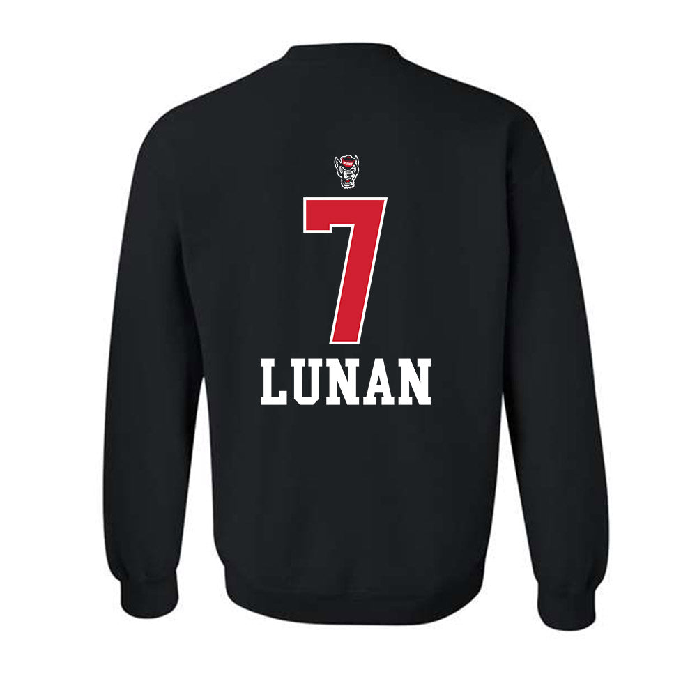NC State - NCAA Women's Basketball : Kyshe Lunan - Sports Shersey Crewneck Sweatshirt-1