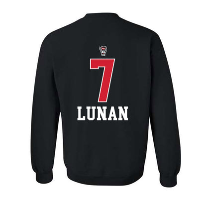 NC State - NCAA Women's Basketball : Kyshe Lunan - Sports Shersey Crewneck Sweatshirt-1