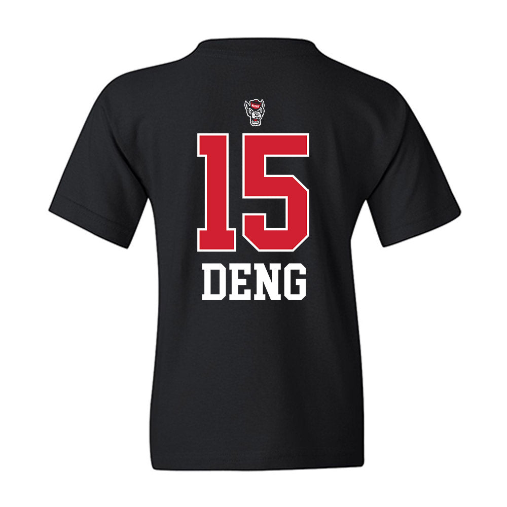 NC State - NCAA Men's Basketball : Jerry Deng - Sports Shersey Youth T-Shirt-1