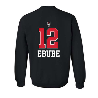 NC State - NCAA Men's Basketball : Scottie Ebube - Sports Shersey Crewneck Sweatshirt-1
