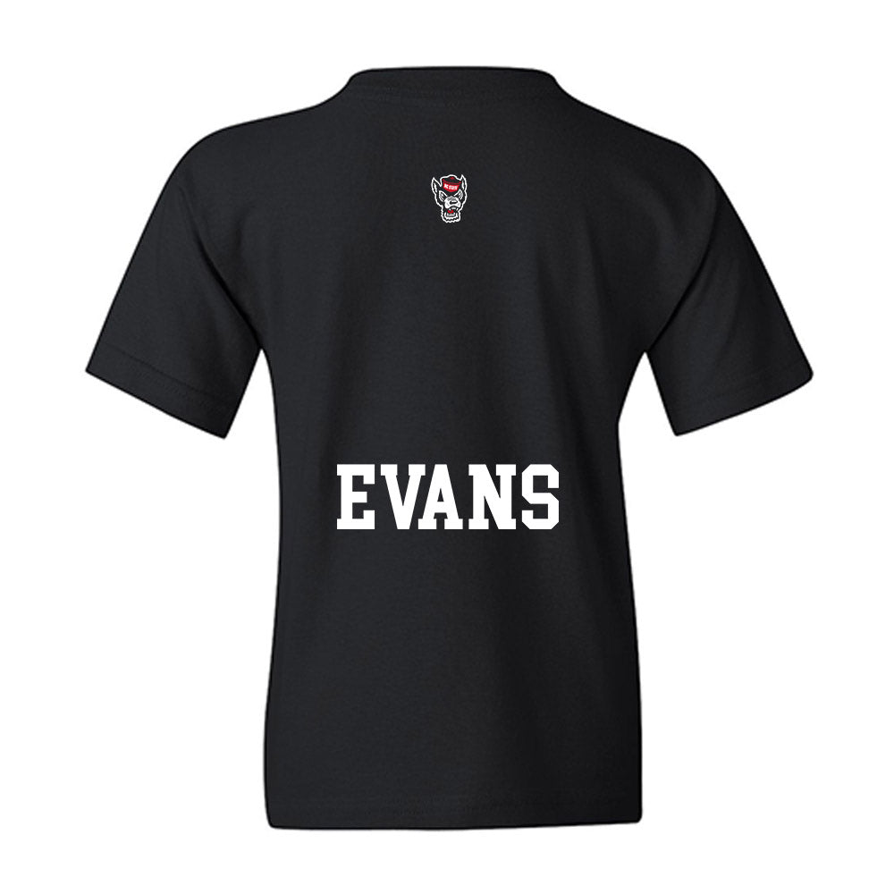 NC State - NCAA Men's Basketball : Kyle Evans - Sports Shersey Youth T-Shirt-1