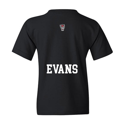 NC State - NCAA Men's Basketball : Kyle Evans - Sports Shersey Youth T-Shirt-1